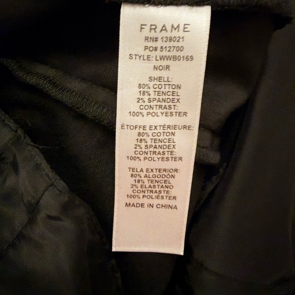 Frame velvet pants - Picture 4 of 4